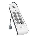 Belkin lightning power strip (8 mains sockets 2 USB sockets)