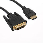 TEXTORM HDMI to DVI-D Dual-Link shielded cable - Male/Male - 2 M.