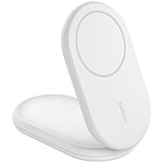 Belkin BoostCharge Magnetic Foldable Charging Stand Qi2 15W (White).
